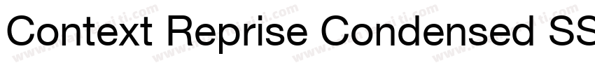 Context Reprise Condensed SSi Condensed字体转换